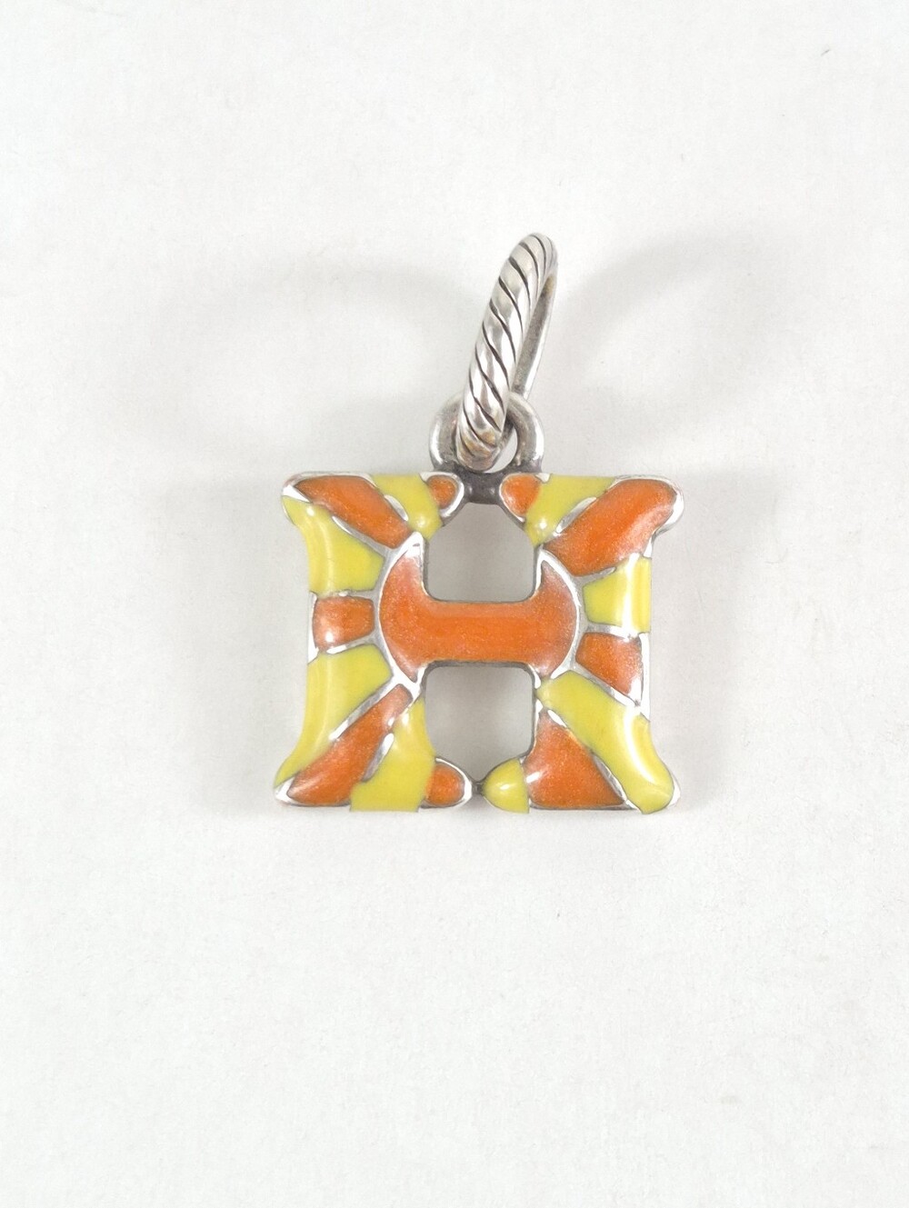 Brighton Letter H Enamel Charm